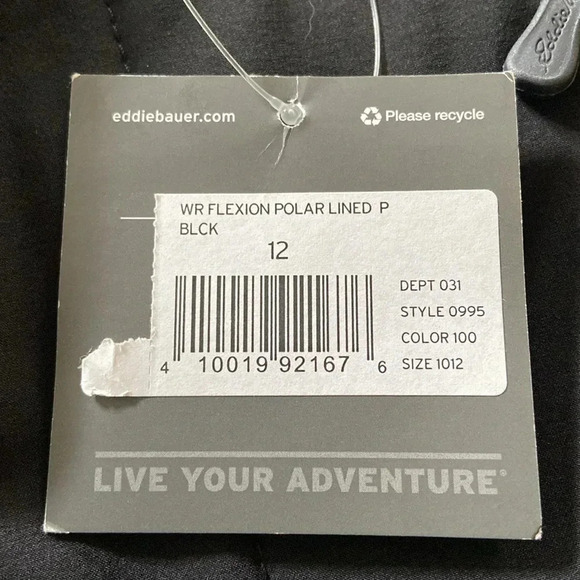 Eddie Bauer |  Flexion Polar Fleece Lined Pants - Picture 11 of 11